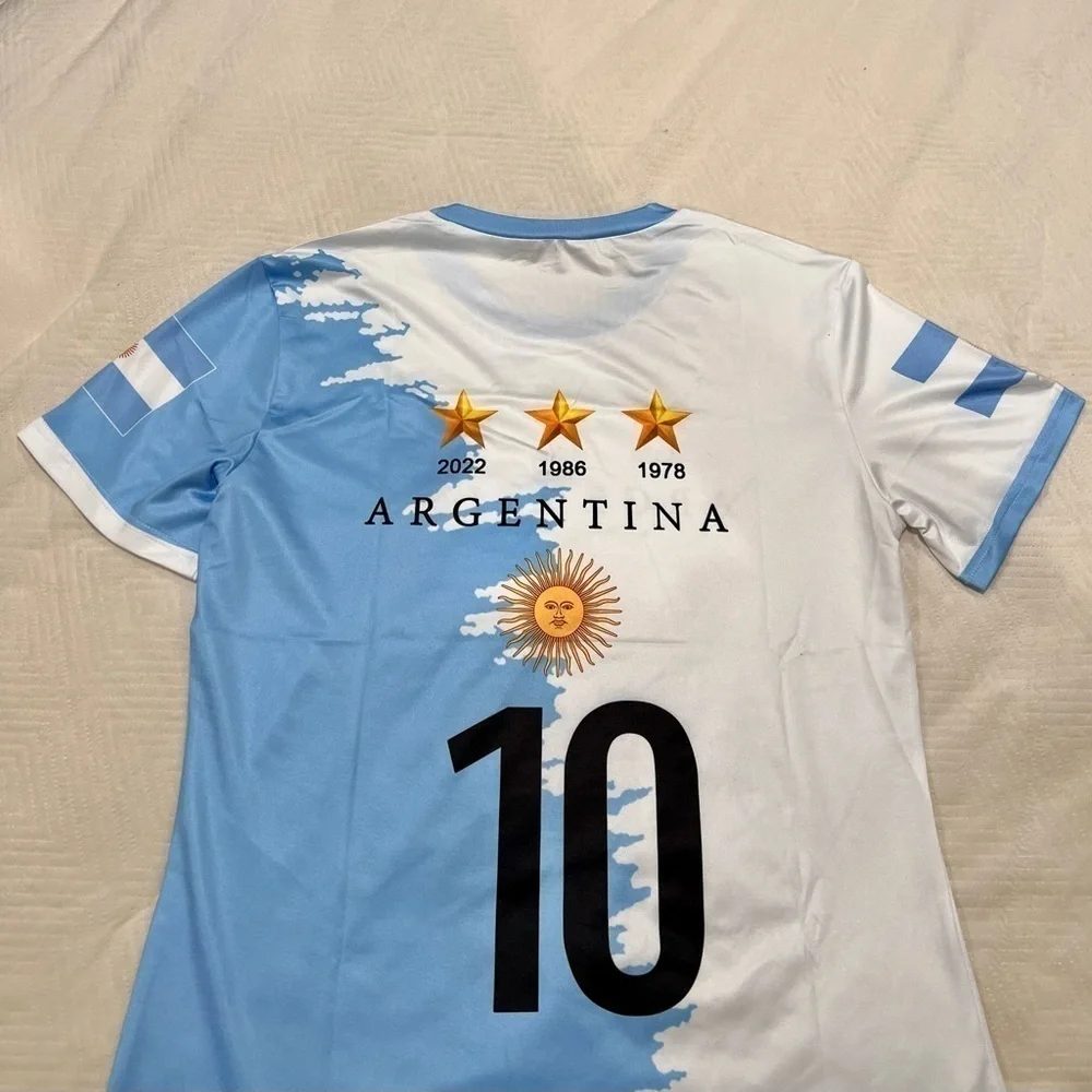 Argentina 3 times world champion fans jersey